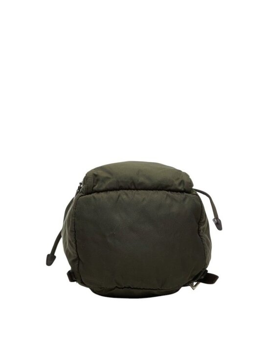 Prada Backpack Green Nylon Leather